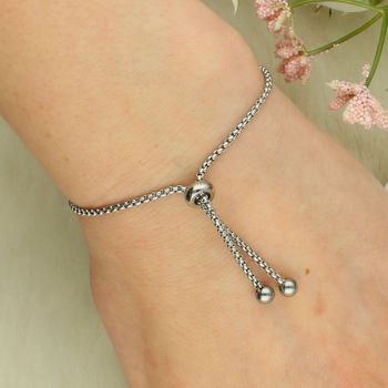 Bransoletka Milleluci z motywem dziewczynki – Stalowa hipoalergiczna biżuteria damska (1).jpg